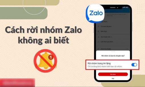 Cách rời khỏi nhóm chat Zalo một cách âm thầm và lặng lẽ nhất để không làm phiền người khác