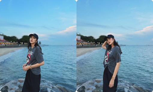 Hà Tăng được chồng chụp ảnh cho mà ai cũng phải tấm tắc khen, cách xưng hô gây bất ngờ