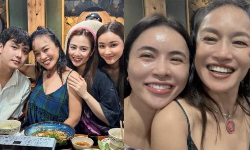 Dàn diễn viên 'Mình yêu nhau bình yên thôi' tụ hội, bất ngờ nhất là nhan sắc của chị Thoa ô sin