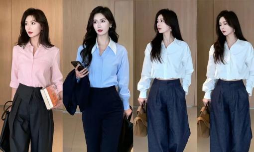 Một bộ trang phục đi làm nguyên bản phù hợp cho mùa hè. Đơn giản nhưng lại mang phong cách cao cấp. Nó đã trở nên thanh lịch và thon gọn