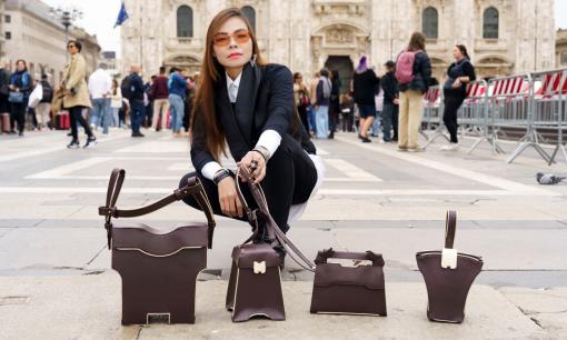 NTK Hientje giới thiệu BST túi xách “3 sắc, 3 độ” bảo vệ môi trường