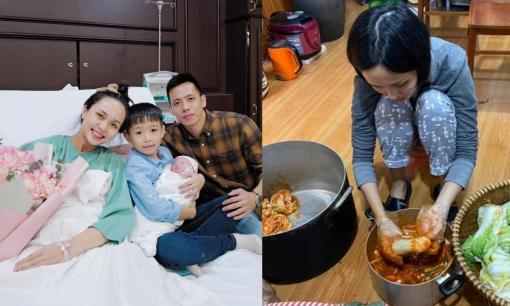 Ái nữ cựu Chủ tịch CLB Sài Gòn vừa sinh xong đã xả vai tiểu thư, cực giản dị khi về nhà chồng