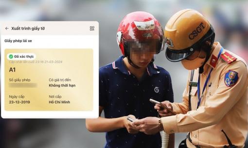 Bắt đầu từ tháng 6/2024: Đây là cách xuất trình Giấy phép lái xe trên VNeID, lỡ quên giấy tờ xe khi ra đường cũng không lo bị phạt
