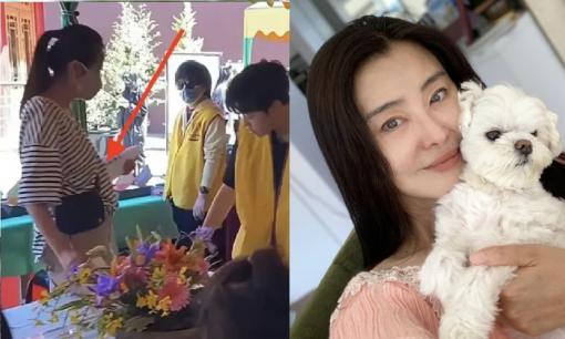 'Mỹ nhân đẹp nhất châu Á' Vương Tổ Hiền 57 tuổi xuất hiện với bụng to bất thường, dấy lên nghi vấn có thai 