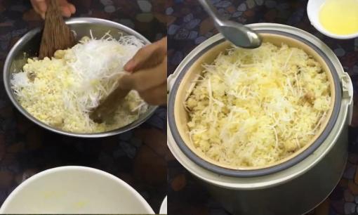 Đang mùa sen rộ, tranh thủ làm xôi vò hạt sen bằng nồi cơm điện, vừa dẻo tơi, bùi ngọt vừa không bị dính răng