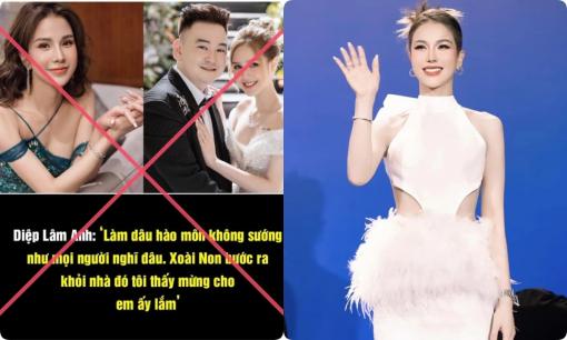 Thực hư chuyện Diệp Lâm Anh tuyên bố mừng vì Xoài Non li hôn