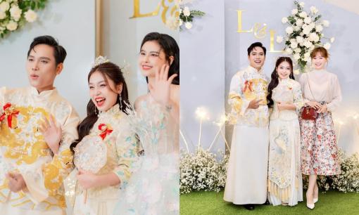 Học trò Thu Minh - ca sĩ Phú Luân kết hôn, Hari Won, Trương Quỳnh Anh cùng dàn sao nô nức chúc mừng 