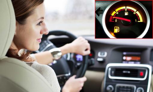 Kim xăng chạm vạch E đỏ, ô tô còn có thể đi được bao xa?