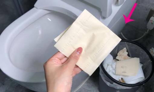 Tại sao người Nhật không bao giờ vứt giấy vệ sinh vào thùng rác? Nghe cô dọn dẹp xong tôi thấy hối hận