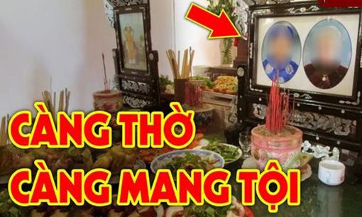 Đặt ảnh thờ phạm 5 đại kỵ này, con cháu nợ nần chất đống, cả đời không ngóc đầu lên được 