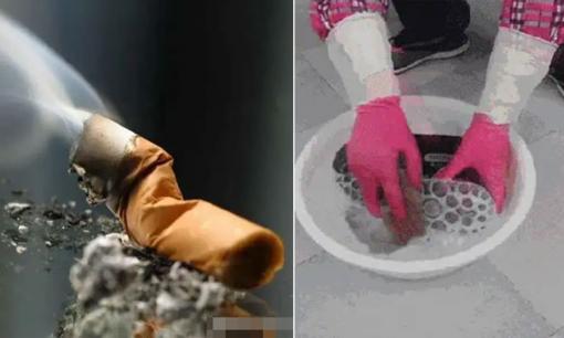 Đừng vứt tàn thuốc sau khi hút. Hãy ngâm chúng trong nước và bạn sẽ thấy chúng có rất nhiều công dụng! 