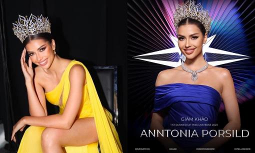 Anntonia Porsild - Á hậu 1 từng vượt mặt Bùi Quỳnh Hoa tại Miss Universe 2023 chính thức ngồi ghế giám khảo tại Miss Universe Vietnam 2024 