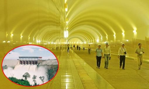 Cận cảnh 'cung điện' hoành tráng dưới lòng đất thuộc công trình thủy điện ngầm lớn nhất Việt Nam