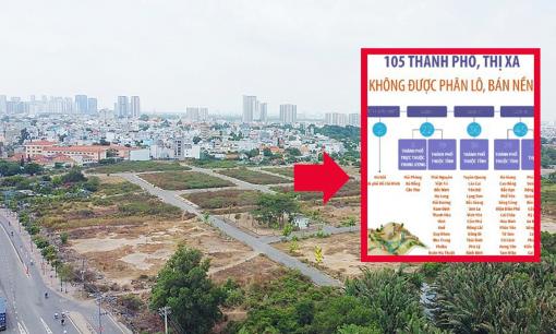 Danh sách 105 thành phố, thị xã trên cả nước sẽ không được phân lô, bán nền từ ngày 1/8/2024