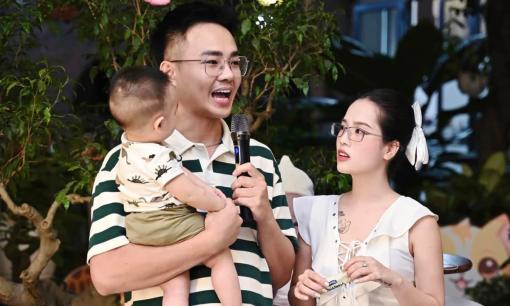 'Cô chủ tiệm nail' Huyền My và diễn viên Anh Tú tổ chức tiệc sinh nhật 1 tuổi hoành tráng cho con 