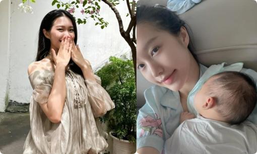 Doãn Hải My lần đầu khoe cận mặt quý tử đầu lòng, một chi tiết y hệt Đoàn Văn Hậu