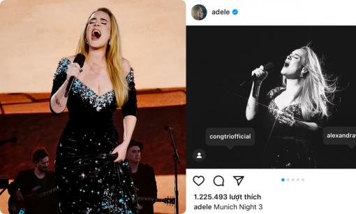 Sau Dior, chiếc đầm của NTK Việt này được Adele mặc diễn 2 đêm liên tiếp đã tạo nên kì tích mạng xã hội 