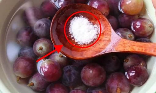 Dùng bột mì hay muối để rửa nho? Lão nông trồng trái cây: Không có cái nào đúng cả, để tôi chỉ cho bạn cách đúng nhất, trứng côn trùng trôi đi hết!