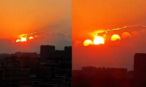 Hiện tượng cực hiếm: 7 mặt trời xuất hiện cùng lúc trên bầu trời