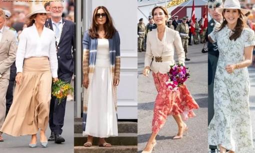 'Khí chất quý tộc' của Vương hậu Đan Mạch -  Mary Donaldson ở tuổi 52 nổi bật đến mức nào? 8 set váy đơn giản và thanh lịch