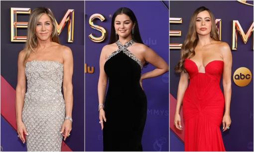 Thảm đỏ Primetime Emmy 2024: Jennifer Aniston dẫn đầu dàn sao ăn diện đẹp nhất thảm đỏ cùng Selena Gomez và Sofia Vergara