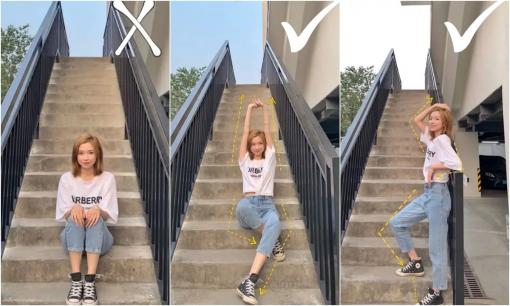 Bí kíp chụp ảnh trên cầu thang: 7 tư thế đẹp cho ảnh lung linh