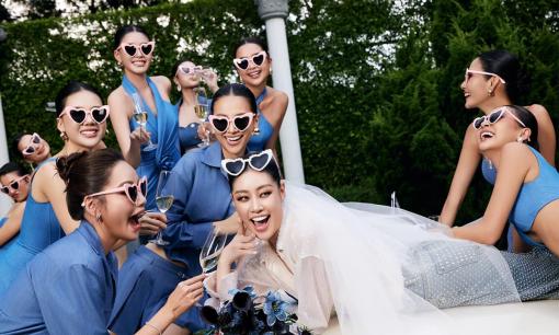Lộ diện 10 phù dâu toàn mỹ nhân trong đám cưới Hoa hậu Khánh Vân