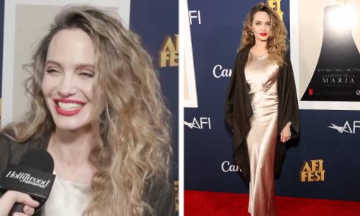 Angelina Jolie thay đổi 180 độ, xuất hiện trên thảm đỏ sau khi lộ chuyện qua đêm tại khách sạn với bạn trai tin đồn 