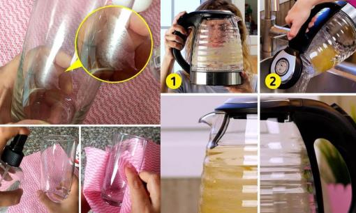 8 tuyệt chiêu làm sạch đồ dùng thủy tinh, pha lê, hiệu quả ngay từ lần đầu