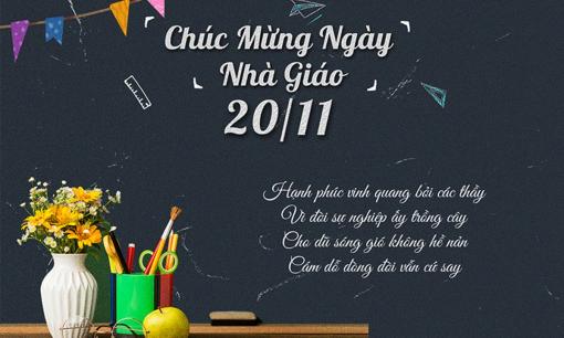 Lời chúc thầy cô giáo ngày 20/11 hay và ngắn gọn nhất