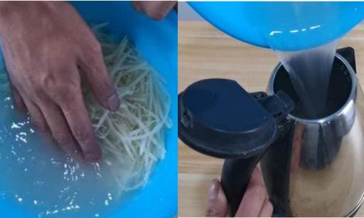 Đừng bỏ phí nước ngâm khoai tây bào vì nó có công dụng tuyệt vời bạn chưa từng biết