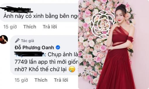 Phương Oanh phản ứng gì khi bị nói 'ảnh không xinh bằng ngoài đời'?