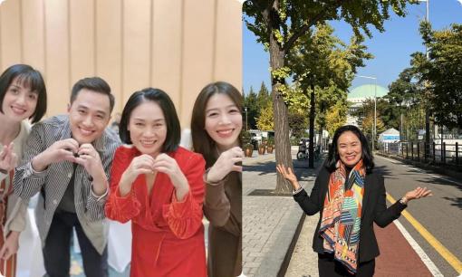 Khung ảnh dàn MC Đường lên đỉnh Olympia hội ngộ làm khán giả bồi hồi