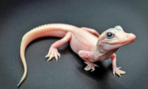 Bí ẩn loài cá sấu quý hiếm nhất thế giới, đôi mắt xanh như pha lê, vảy trắng, có giá 'trên trời'