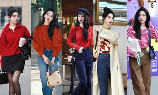 Giáng sinh đang đến gần, hãy thêm một chút 'màu đỏ' cho trang phục của bạn, nó sẽ vừa thời trang vừa đẹp mắt