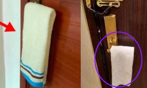 Tại sao lại treo khăn trên tay nắm cửa phòng tắm ở khách sạn? Đa số đều sững người khi biết mình dùng sai bấy lâu nay!