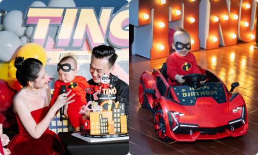 Sinh nhật sang chảnh của con trai Hoa hậu Lê Âu Ngân Anh