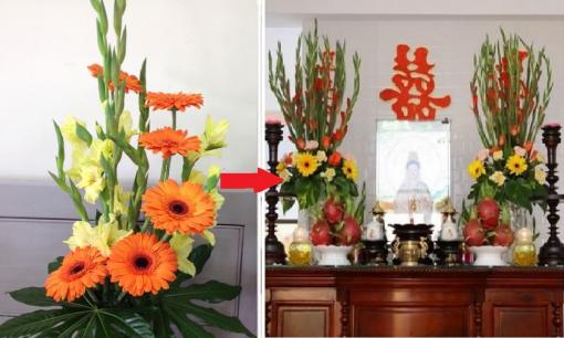 Những loại hoa thay thế hoa cúc chưng lên bàn thờ cực hút tài lộc, phú quý