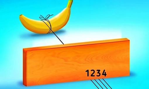 Chỉ những người có chỉ số IQ cao mới có thể giải được câu đố về quả chuối này trong 7 giây, có khi ít hơn