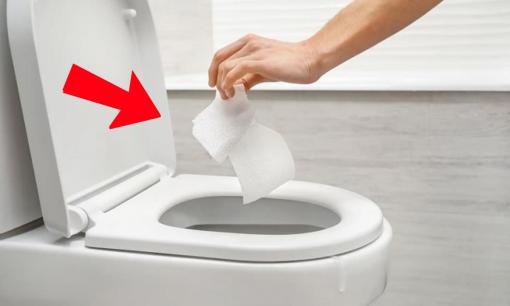 Trước khi đi vệ sinh, nên bỏ một mẩu giấy vào bồn cầu. Lợi ích đặc biệt nhưng ít người biết!