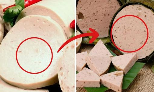 Khi mua giò lụa ăn Tết, nên chọn loại thật mịn hay có lỗ? Làm thế nào phân biệt giò có pha hàn the?