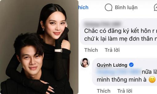Được khuyên kết hôn hãy bầu bí, Quỳnh Lương nói sao?