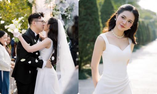 Đám cưới Hoa hậu Kỳ Duyên: Khách mời giới hạn, khoá môi chồng ngọt ngào