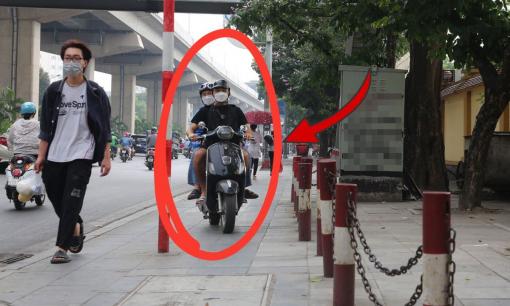Duy nhất một trường hợp đi xe máy lên vỉa hè không bị CSGT phạt 5 triệu đồng: Là trường hợp nào?
