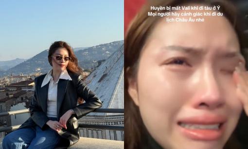 Thanh Thanh Huyền bật khóc nức nở khi bị cướp hành lý ở nước ngoài