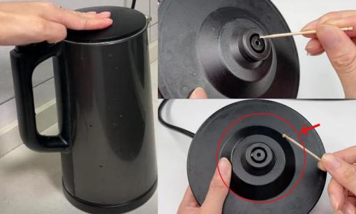 Bạn sẽ tiếc hùi hụi nếu không biết mẹo cắm tăm vào ấm đun nước điện để tiết kiệm tiền triệu