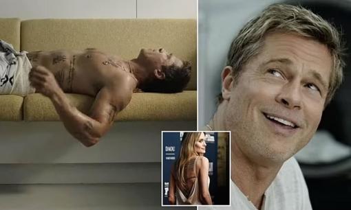Brad Pitt cởi trần, lộ hình xăm liên quan tới vợ cũ Angelina Jolie, quyết không xóa dù đã ly hôn