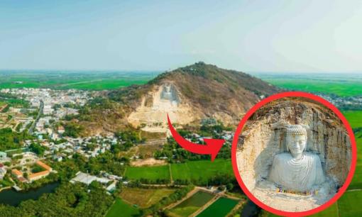 Việt Nam sở hữu tượng Phật ngồi trong vách núi cao nhất thế giới: Mất 10 năm để hoàn thành, tọa lạc giữa quần thể tượng rộng 5.500m2