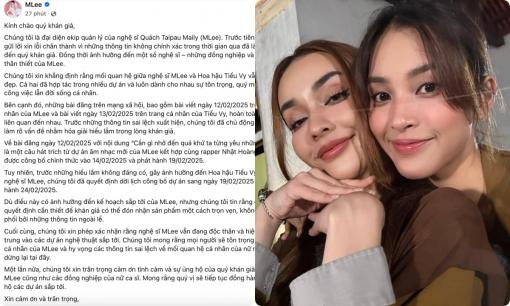 Hậu chia tay Quốc Anh, MLee giải vây cho Tiểu Vy bằng hành động này