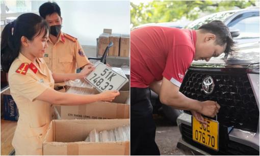 Biển số định danh cho ô tô con có được gắn sang xe tải không?